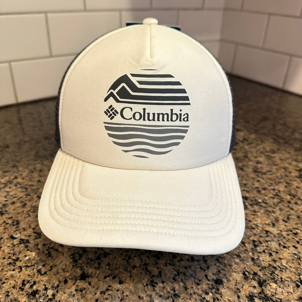 Columbia Camp Break Foam Trucker Hat Unisex O/S Adjustable Snapback Gray New